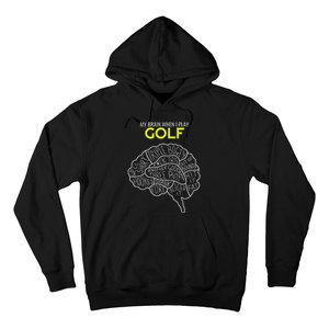 Funny Golf Joke Frustrated Angry Rubbish Golfer Dad Golfing Hoodie