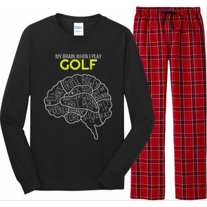 Funny Golf Joke Frustrated Angry Rubbish Golfer Dad Golfing Long Sleeve Pajama Set