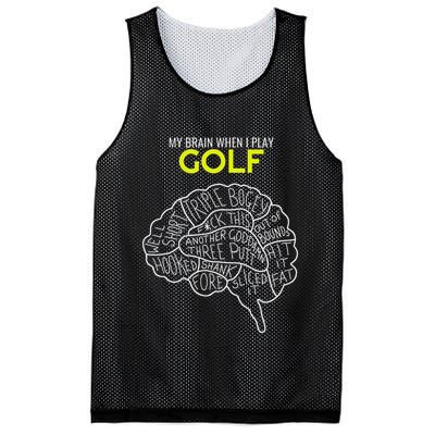 Funny Golf Joke Frustrated Angry Rubbish Golfer Dad Golfing Mesh Reversible Basketball Jersey Tank