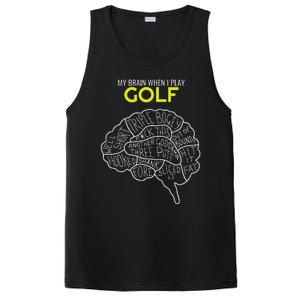 Funny Golf Joke Frustrated Angry Rubbish Golfer Dad Golfing PosiCharge Competitor Tank