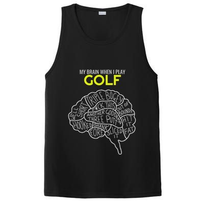 Funny Golf Joke Frustrated Angry Rubbish Golfer Dad Golfing PosiCharge Competitor Tank