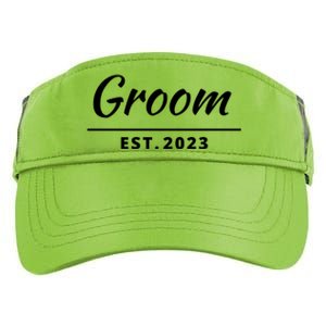 Funny Groom, Just Married Couples Set Tee, Groom Tee Adult Drive Performance Visor