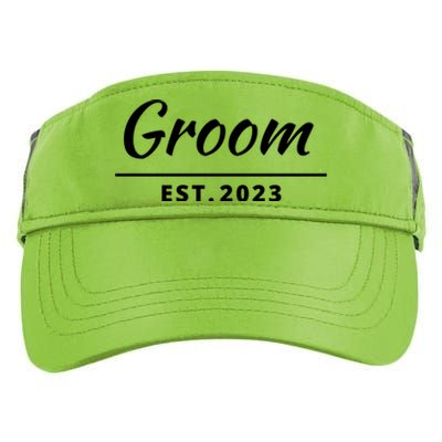 Funny Groom, Just Married Couples Set Tee, Groom Tee Adult Drive Performance Visor