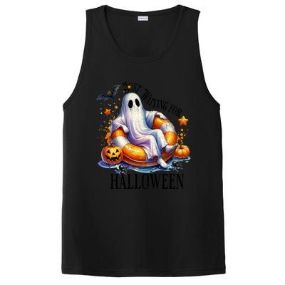 Funny Ghost Just Waiting For Halloween Gift PosiCharge Competitor Tank