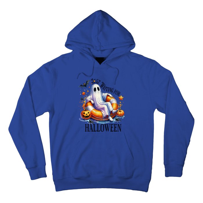 Funny Ghost Just Waiting For Halloween Gift Hoodie