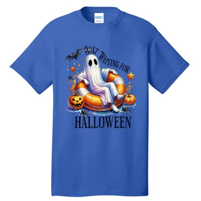 Funny Ghost Just Waiting For Halloween Gift Tall T-Shirt