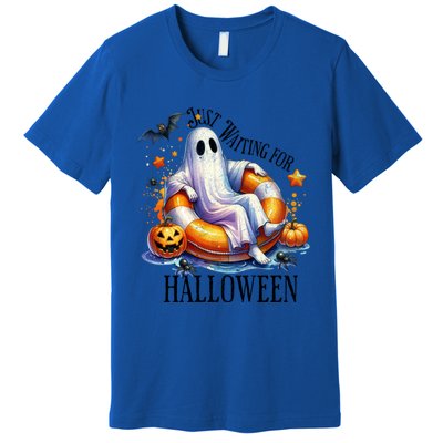 Funny Ghost Just Waiting For Halloween Gift Premium T-Shirt