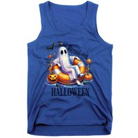 Funny Ghost Just Waiting For Halloween Gift Tank Top