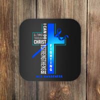 Faith God Jesus Christ Als Warrior Als Fighter Als Awareness Coaster