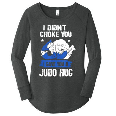 Funny Gift JudoistI Didn't Choke You I Gave You A Judo Hug Judo Gift Women's Perfect Tri Tunic Long Sleeve Shirt