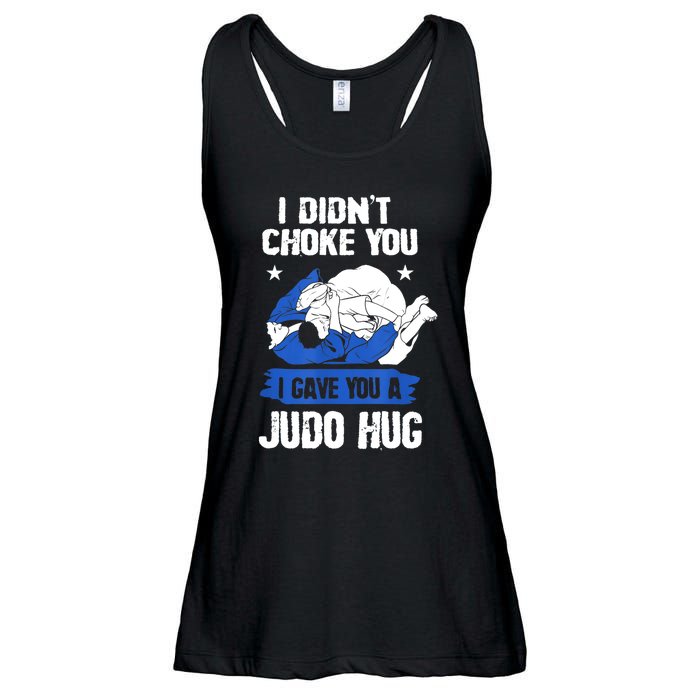 Funny Gift JudoistI Didn't Choke You I Gave You A Judo Hug Judo Gift Ladies Essential Flowy Tank