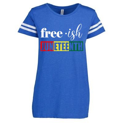 Freemeaningful Giftish Juneteenth Black History American June 19th 1965 Gift Enza Ladies Jersey Football T-Shirt