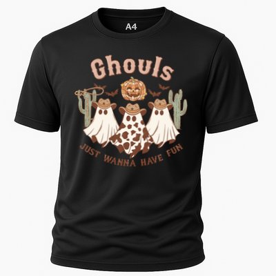 Funny Ghouls Just Wanna Have Fun Halloween Spooky Season Gift Performance Shirt