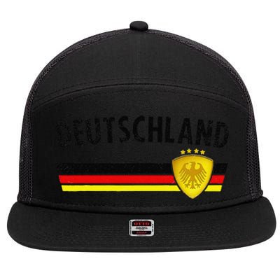 Football Germany Jersey 2024 European Championship 7 Panel Mesh Trucker Snapback Hat