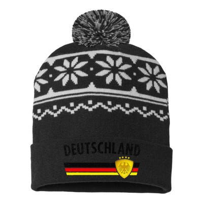 Football Germany Jersey 2024 European Championship USA-Made Snowflake Beanie