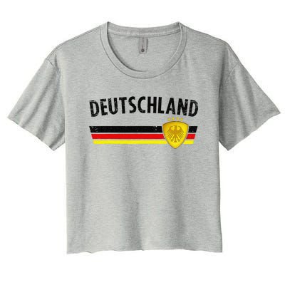 Football Germany Jersey 2024 European Championship Women's Crop Top Tee