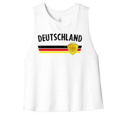 Football Germany Jersey 2024 European Championship Women's Racerback Cropped Tank