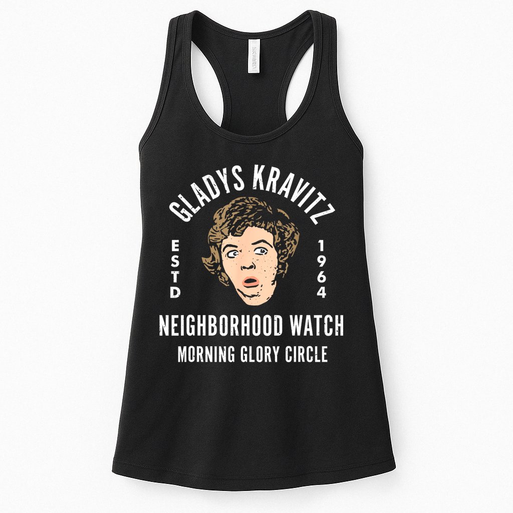 Funny Gladys Kravitz Neighborhood Watch Unisex Womens Tank Top