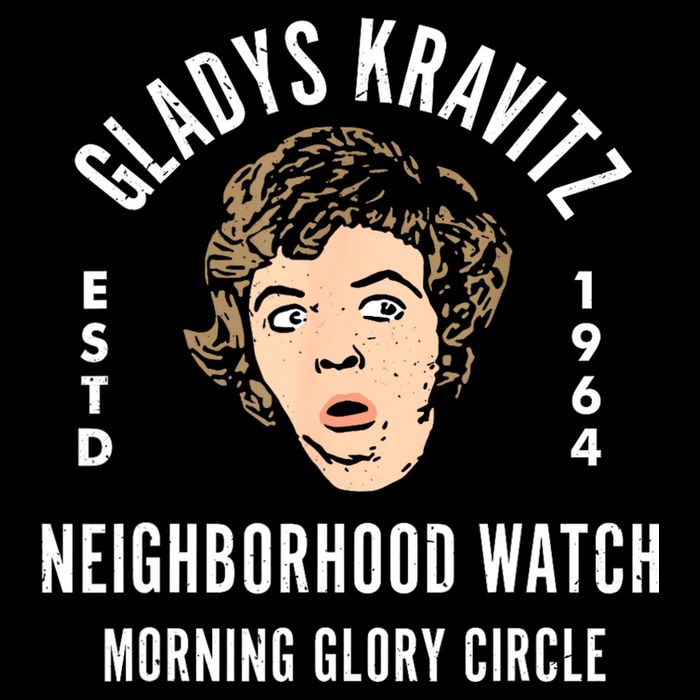 Funny Gladys Kravitz Neighborhood Watch Unisex Women's Perfect Tri Rocker Tank