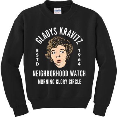 Funny Gladys Kravitz Neighborhood Watch Unisex Kids Sweatshirt