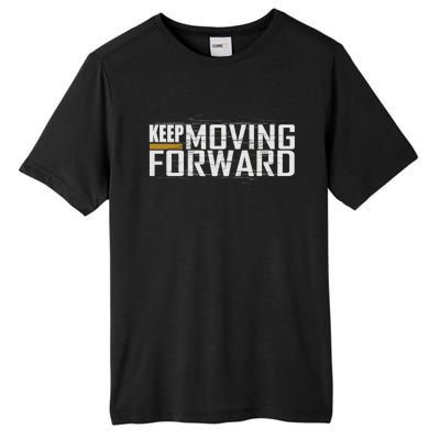 Fitness Gym Keep Moving Forward (Art In Front And Back) Tall Fusion ChromaSoft Performance T-Shirt