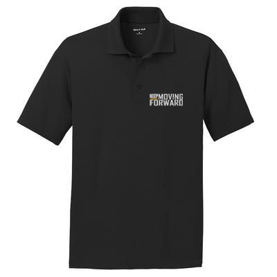 Fitness Gym Keep Moving Forward (Art In Front And Back) PosiCharge RacerMesh Polo