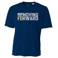 Fitness Gym Keep Moving Forward (Art In Front And Back) Cooling Performance Crew T-Shirt