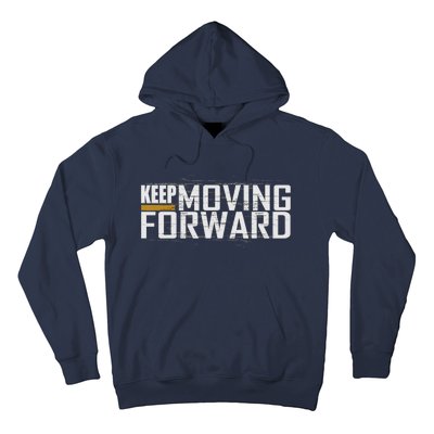 Fitness Gym Keep Moving Forward (Art In Front And Back) Hoodie