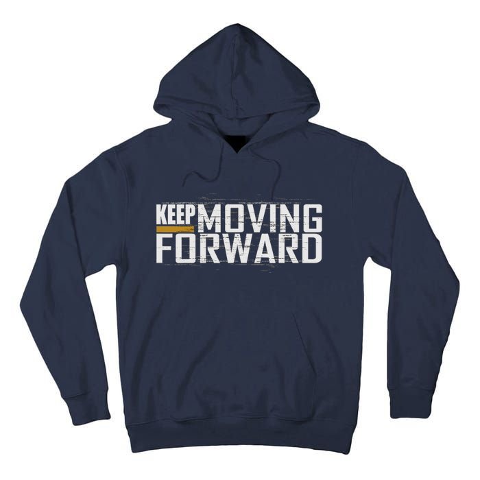 Fitness Gym Keep Moving Forward (Art In Front And Back) Tall Hoodie