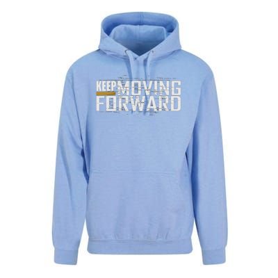 Fitness Gym Keep Moving Forward (Art In Front And Back) Unisex Surf Hoodie