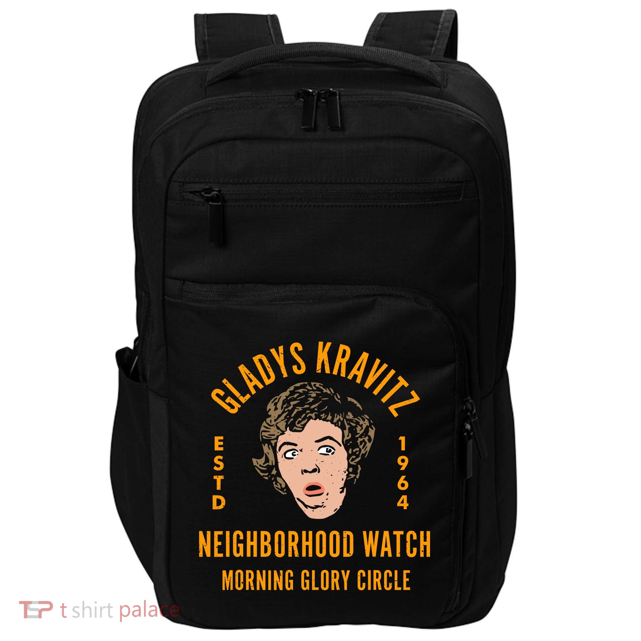 Funny Gladys Kravitz Neighborhood Watch Unisex Impact Tech Backpack