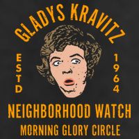 Funny Gladys Kravitz Neighborhood Watch Unisex Adult Drive Performance Visor