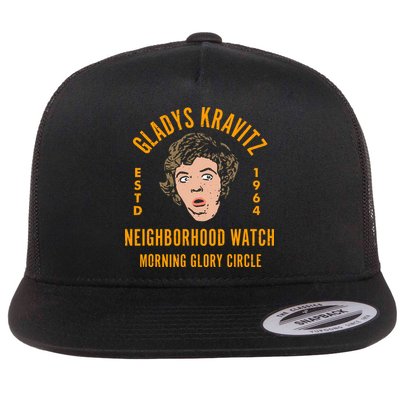 Funny Gladys Kravitz Neighborhood Watch Unisex Flatbill Hat