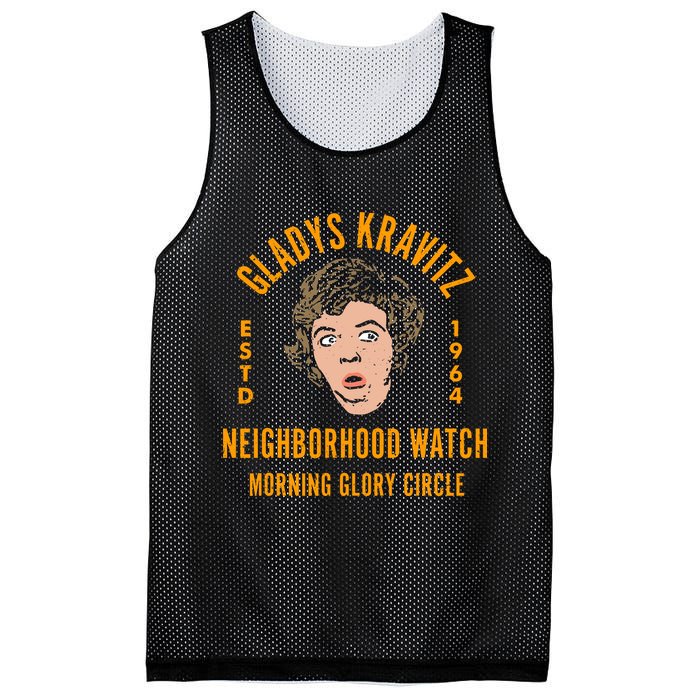 Funny Gladys Kravitz Neighborhood Watch Unisex Mesh Reversible Basketball Jersey Tank
