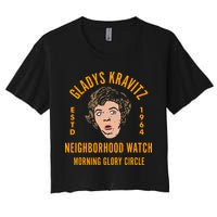 Funny Gladys Kravitz Neighborhood Watch Unisex Women's Crop Top Tee