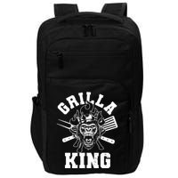 Funny Grilla King Gorilla King Of The Grill Impact Tech Backpack
