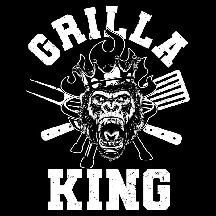 Funny Grilla King Gorilla King Of The Grill Impact Tech Backpack