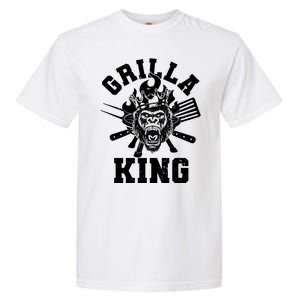 Funny Grilla King Gorilla King Of The Grill Garment-Dyed Heavyweight T-Shirt