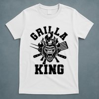 Funny Grilla King Gorilla King Of The Grill T-Shirt