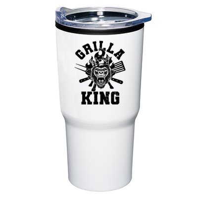 Funny Grilla King Gorilla King Of The Grill Tumbler