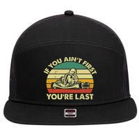 Funny Go Kart Racing Race Car Kart Racer 7 Panel Mesh Trucker Snapback Hat
