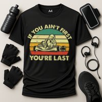 Funny Go Kart Racing Race Car Kart Racer Cooling Performance Crew T-Shirt
