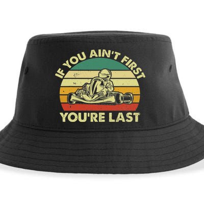 Funny Go Kart Racing Race Car Kart Racer Sustainable Bucket Hat