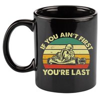 Funny Go Kart Racing Race Car Kart Racer 11oz C Handle Ceramic Mug