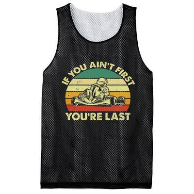 Funny Go Kart Racing Race Car Kart Racer Mesh Reversible Basketball Jersey Tank