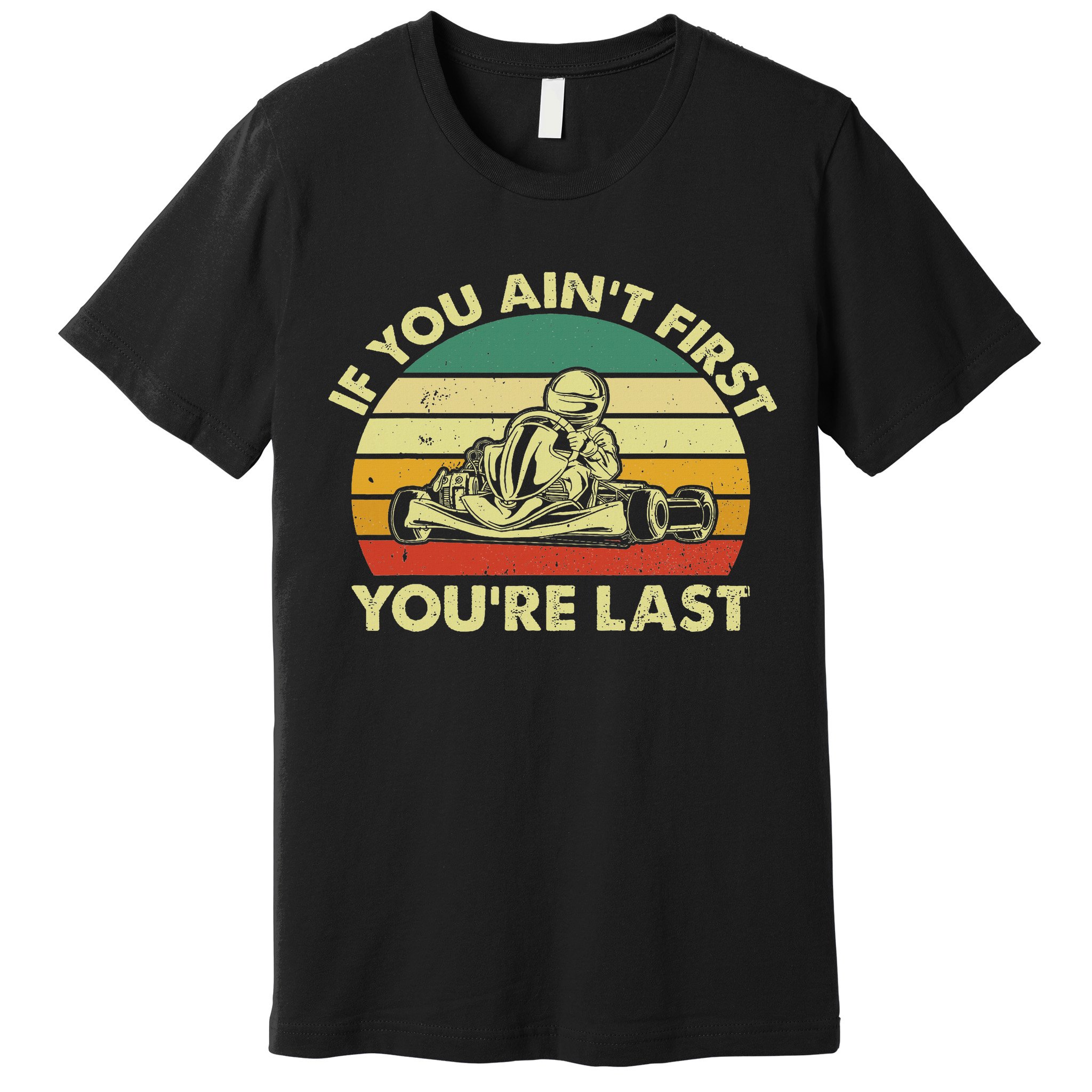 Funny Go Kart Racing Race Car Kart Racer Premium T-Shirt