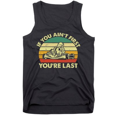 Funny Go Kart Racing Race Car Kart Racer Tank Top