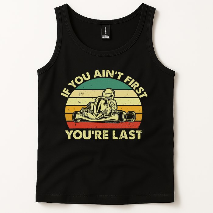 Funny Go Kart Racing Race Car Kart Racer Tank Top