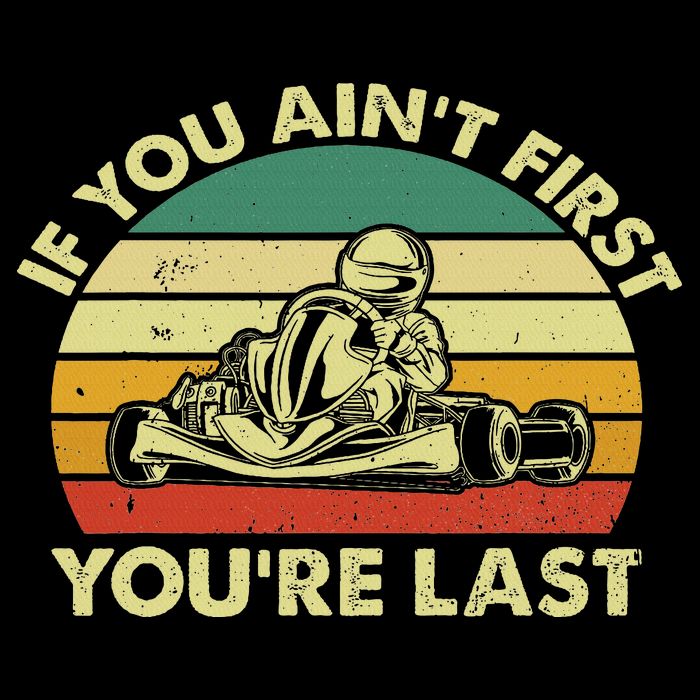 Funny Go Kart Racing Race Car Kart Racer Toddler T-Shirt