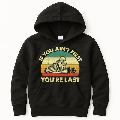 Funny Go Kart Racing Race Car Kart Racer Kids Hoodie